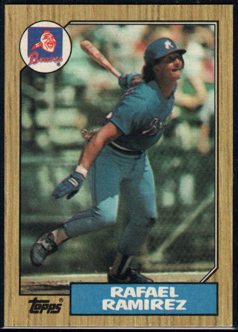 1987 Topps #76 Rafael Ramirez Braves Image 1