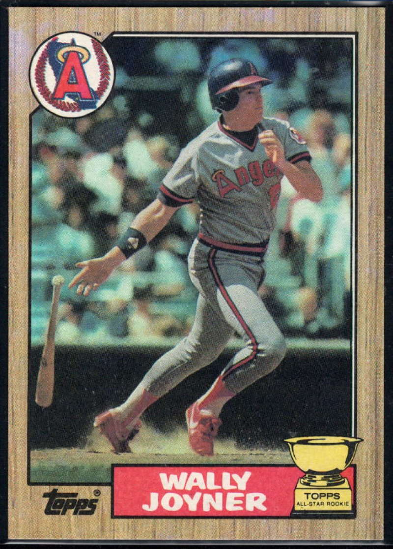 1987 Topps #80 Wally Joyner RC Rookie Angels Image 1