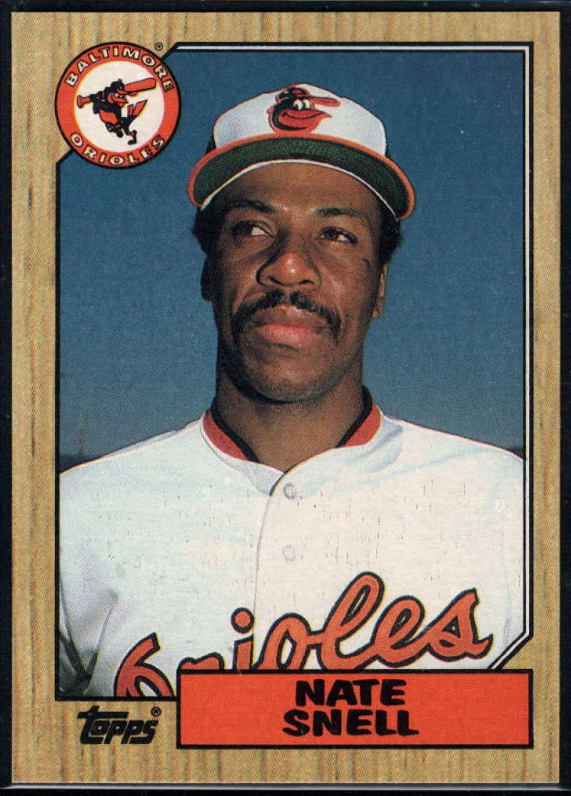 1987 Topps #86 Nate Snell Orioles Image 1