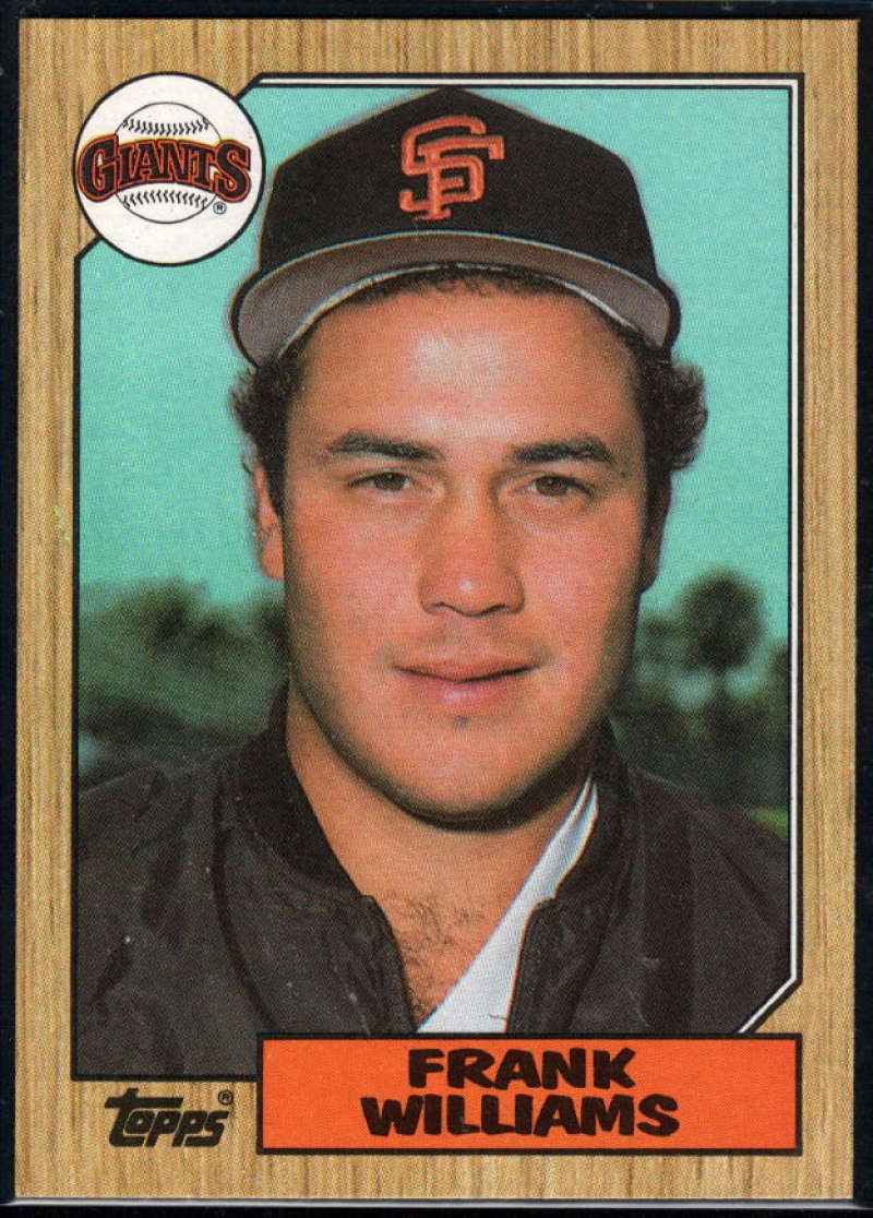 1987 Topps #96 Frank Williams Giants Image 1
