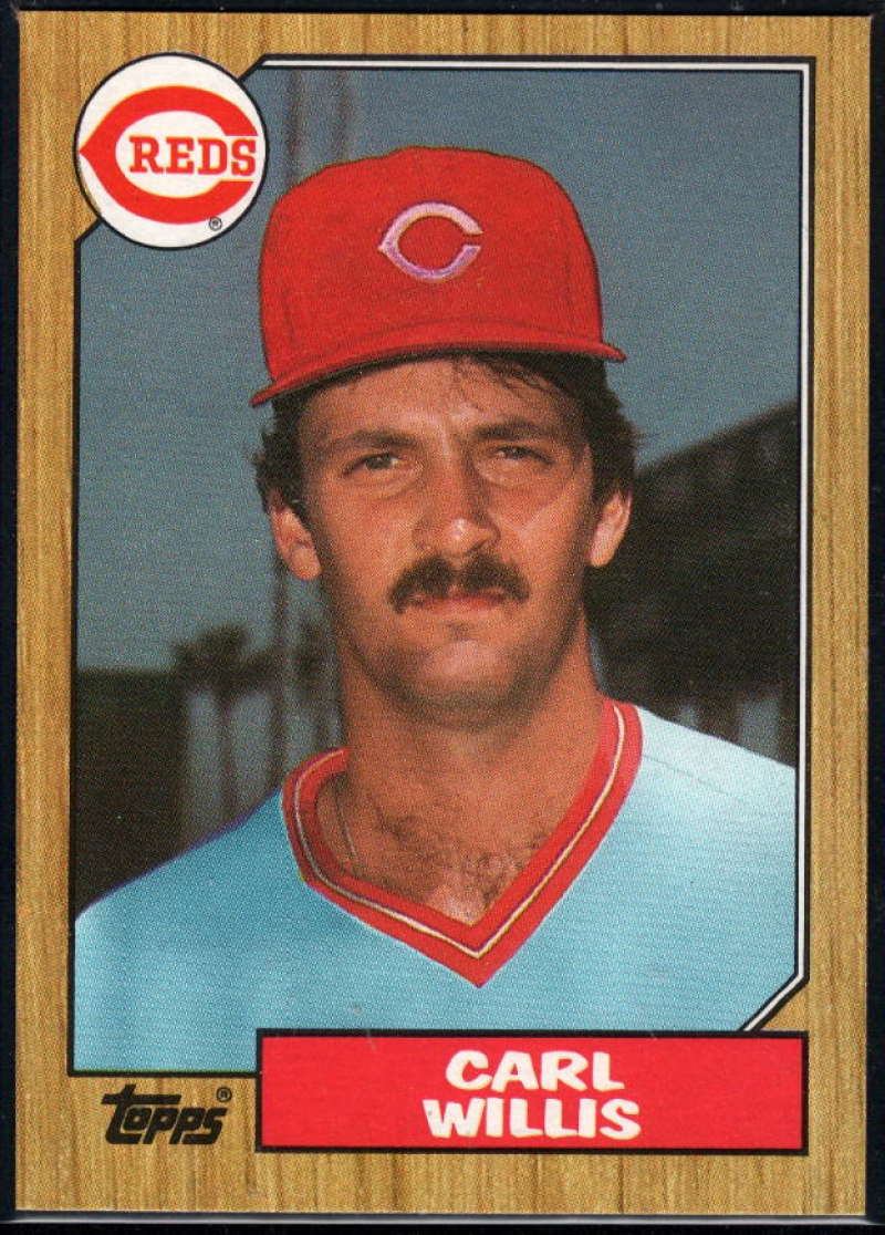 1987 Topps #101 Carl Willis RC Rookie Reds Image 1