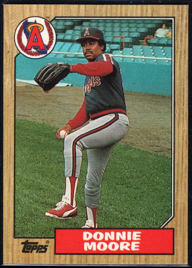 1987 Topps #115 Donnie Moore Angels Image 1