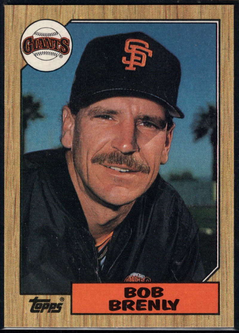 1987 Topps #125 Bob Brenly Giants Image 1