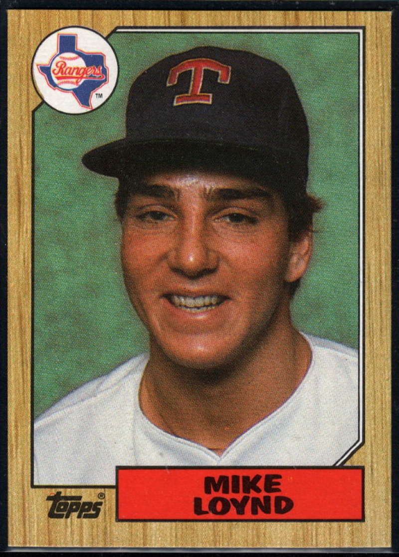 1987 Topps #126 Mike Loynd RC Rookie Rangers Image 1