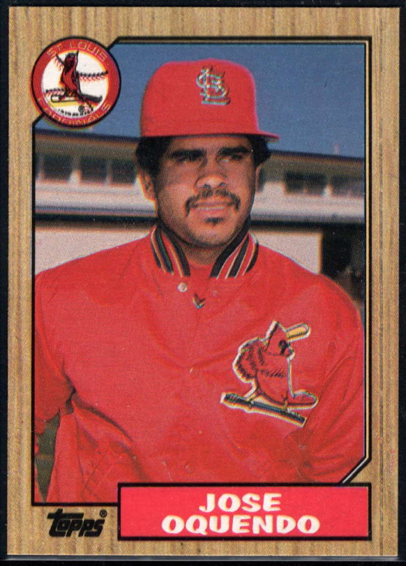 1987 Topps #133 Jose Oquendo Cardinals Image 1