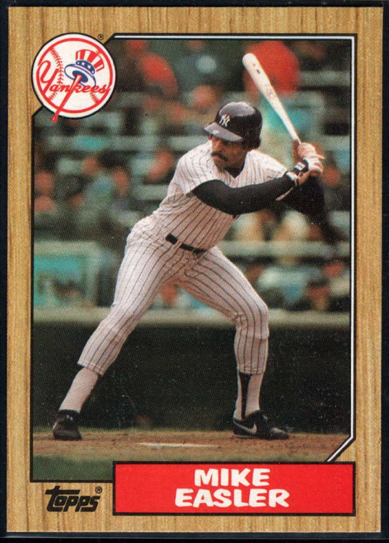 1987 Topps #135 Mike Easler Yankees Image 1