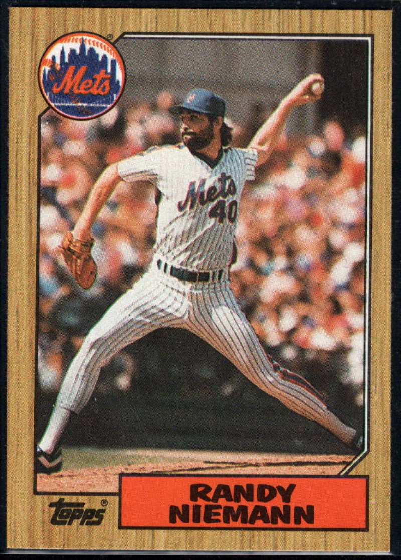 1987 Topps #147 Randy Niemann Mets Image 1