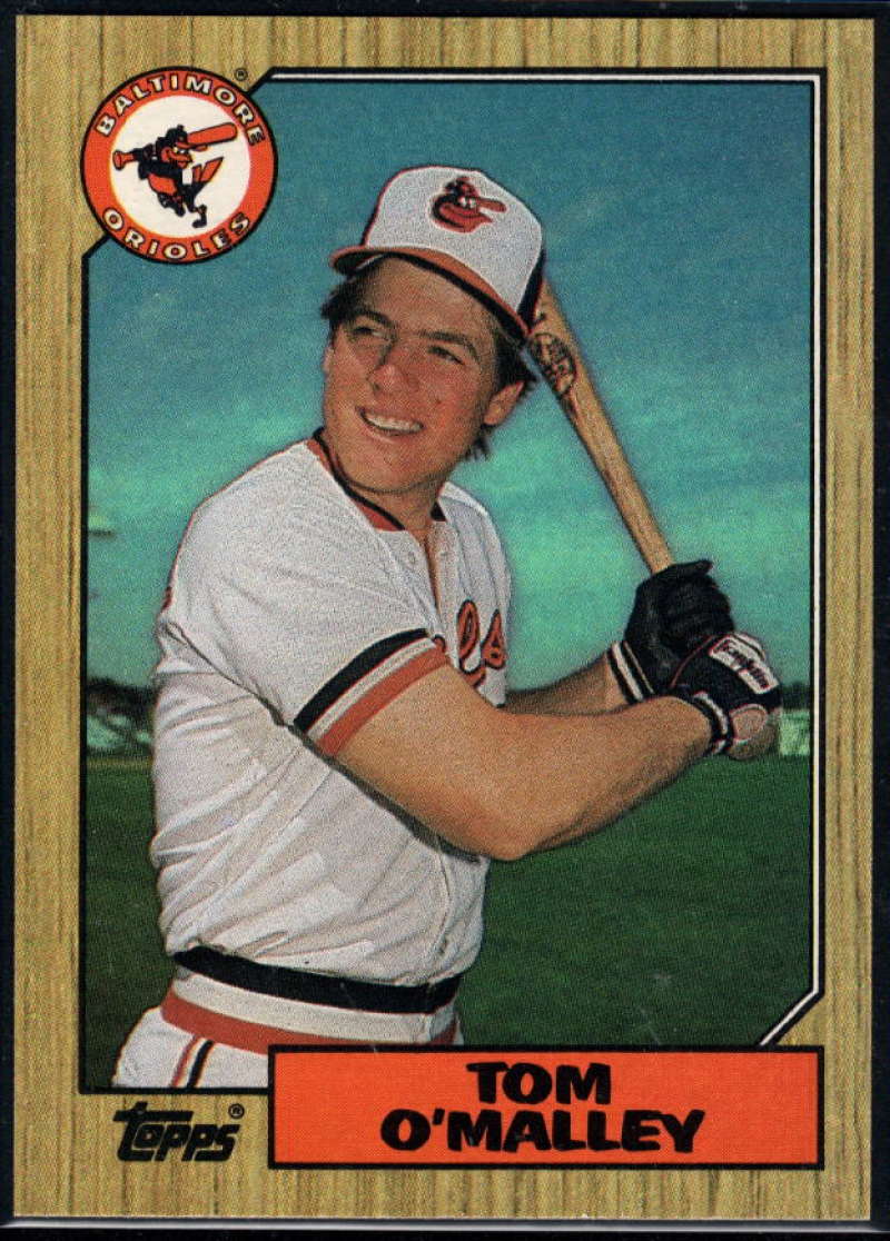 1987 Topps #154 Tom O'Malley Orioles Image 1