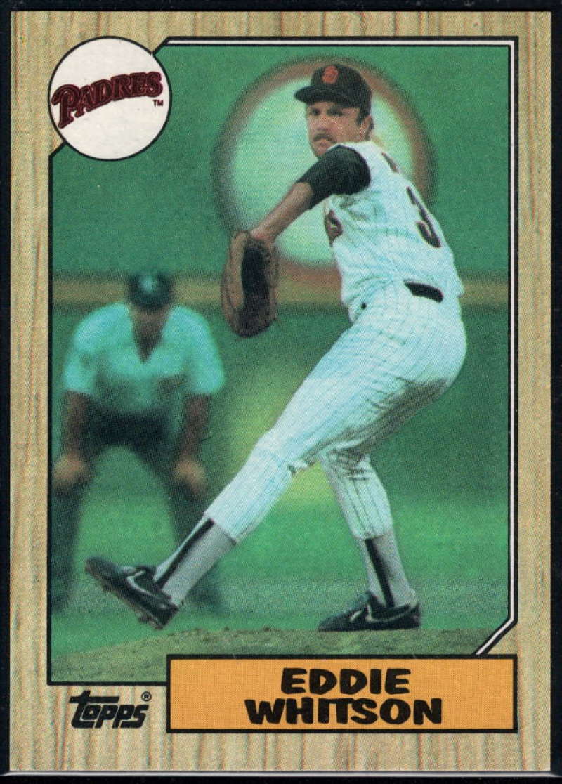 1987 Topps #155 Ed Whitson Padres Image 1