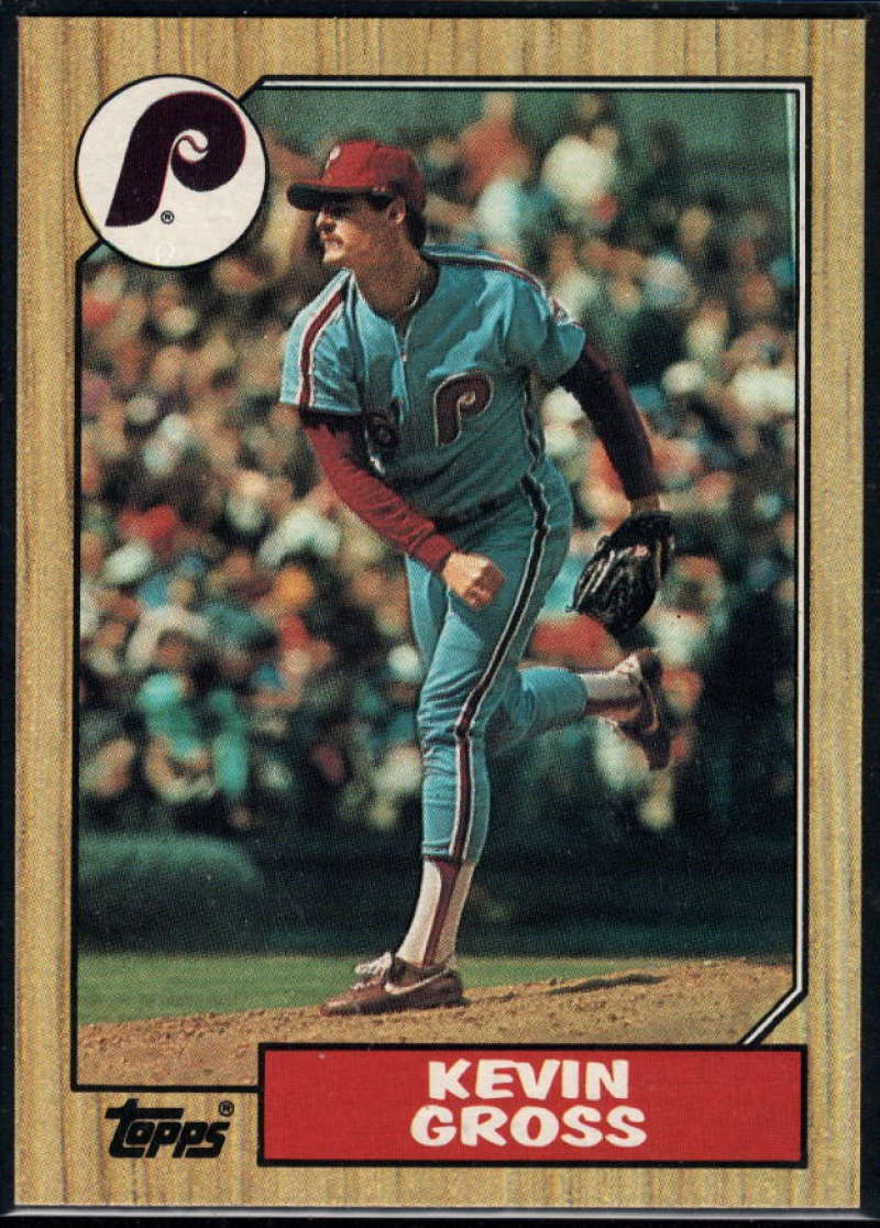 1987 Topps #163 Kevin Gross Phillies Image 1