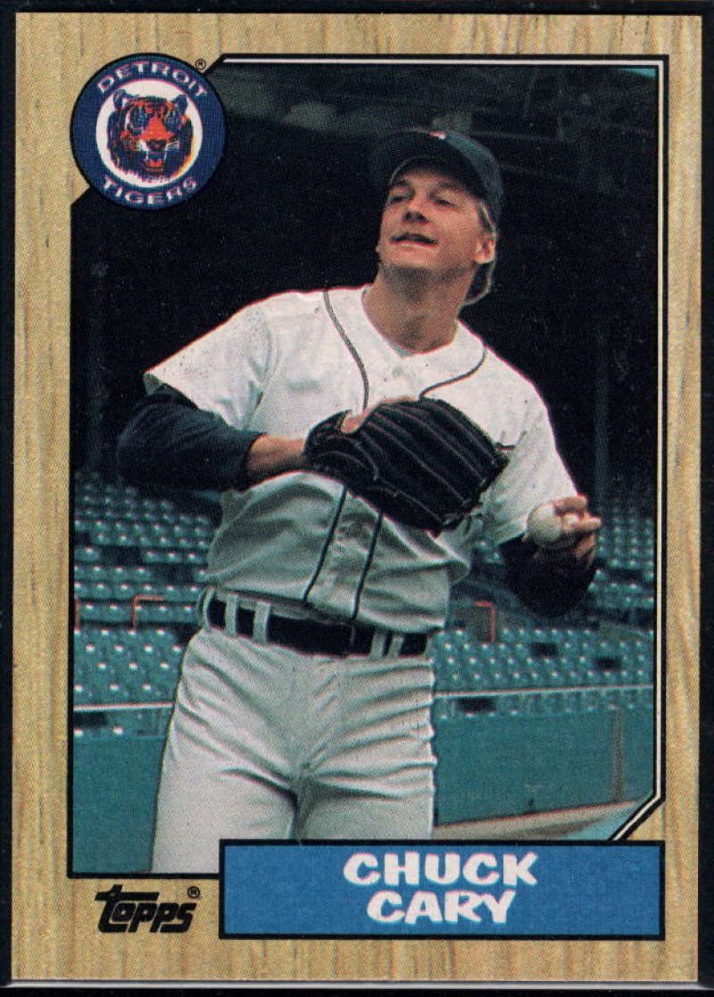 1987 Topps #171 Chuck Cary RC Rookie Tigers Image 1