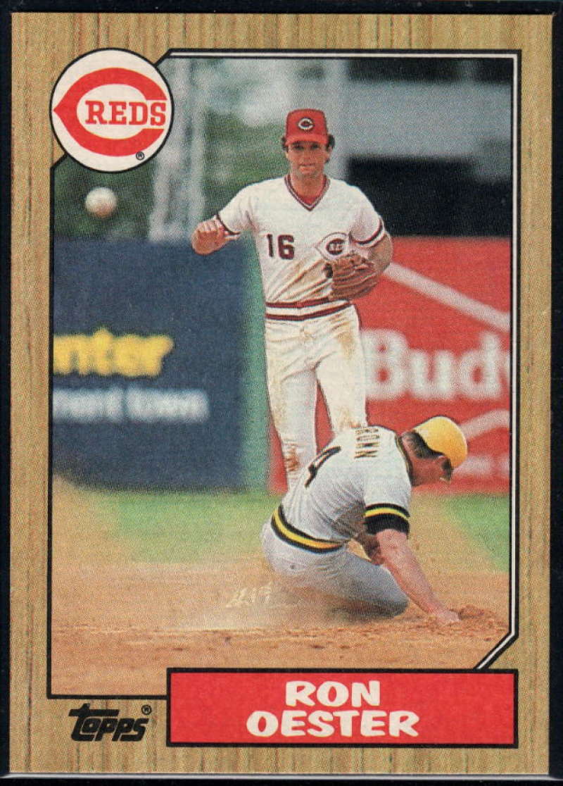 1987 Topps #172 Ron Oester Reds Image 1
