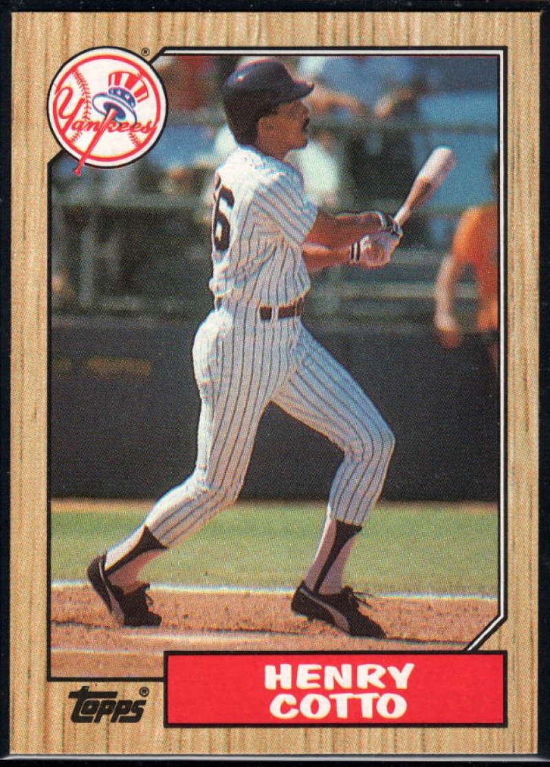 1987 Topps #174 Henry Cotto Yankees Image 1