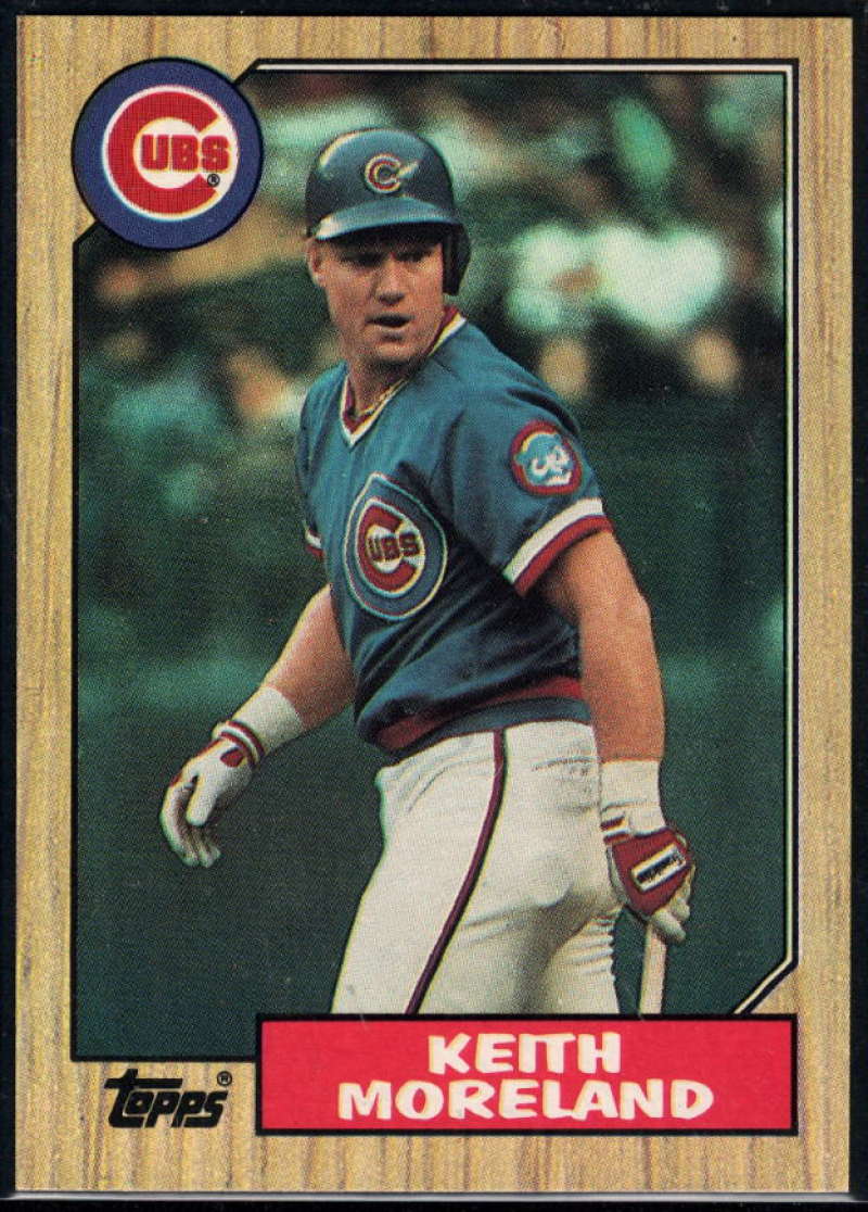 1987 Topps #177 Keith Moreland Cubs Image 1