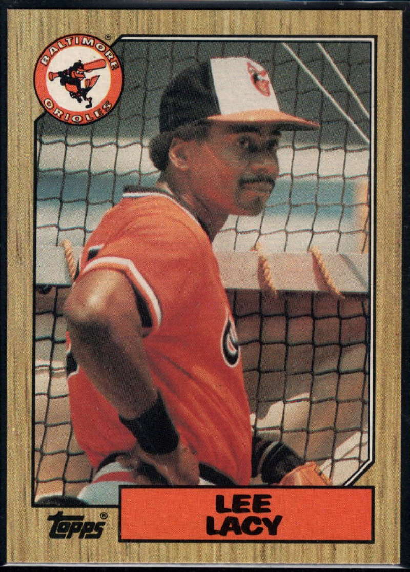 1987 Topps #182 Lee Lacy Orioles Image 1
