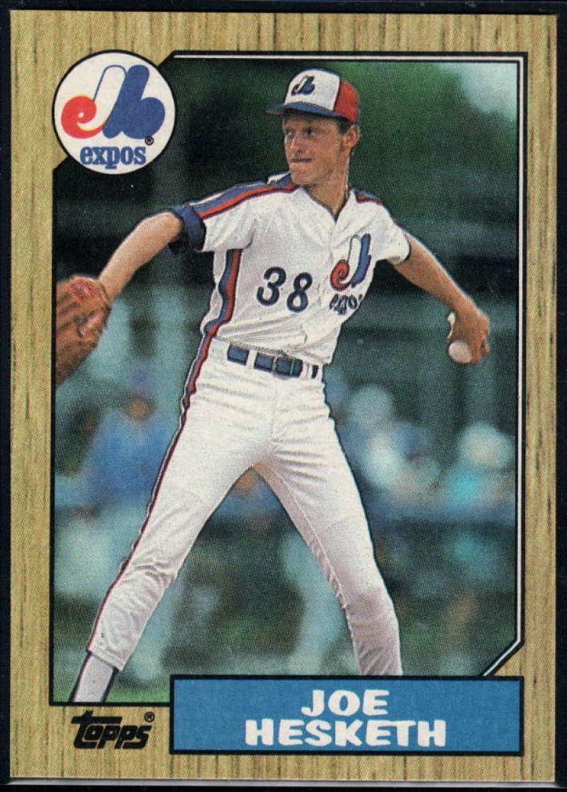 1987 Topps #189 Joe Hesketh Expos Image 1