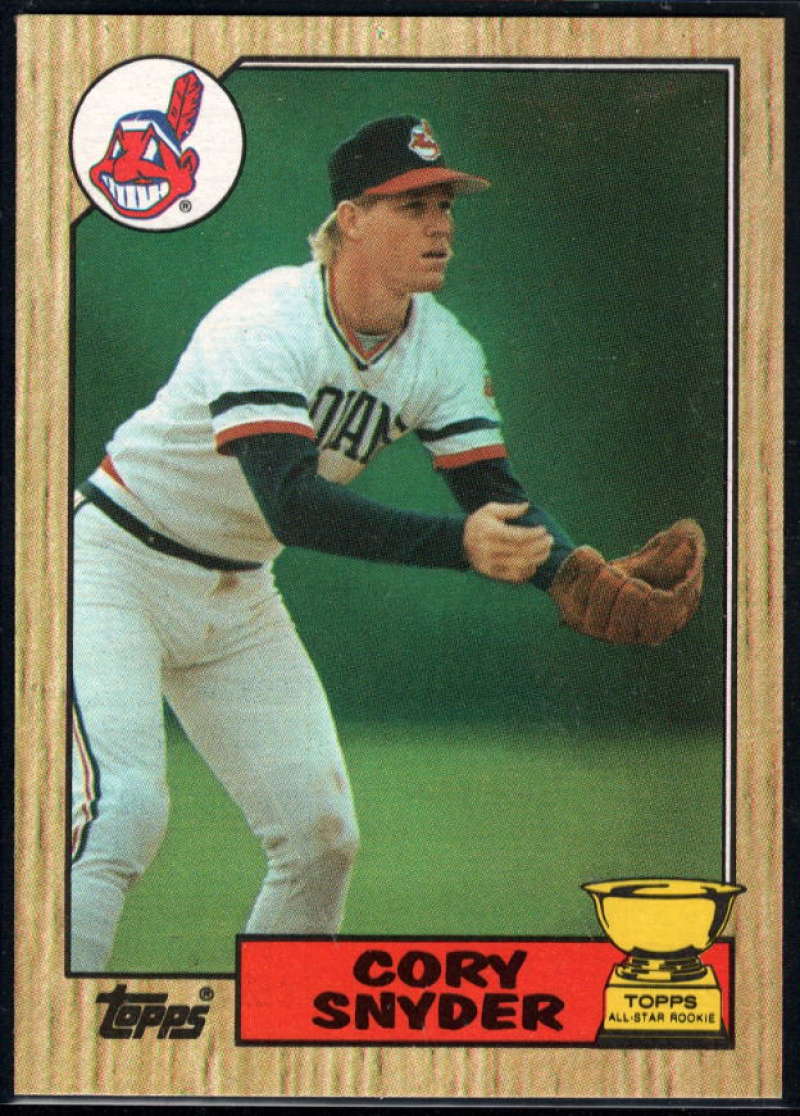 1987 Topps #192 Cory Snyder Indians Image 1