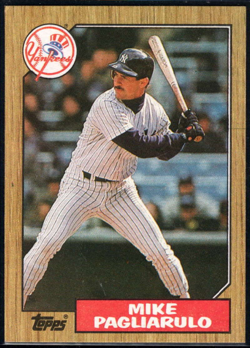 1987 Topps #195 Mike Pagliarulo Yankees Image 1