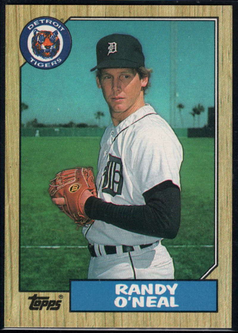 1987 Topps #196 Randy O'Neal Tigers UER Image 1