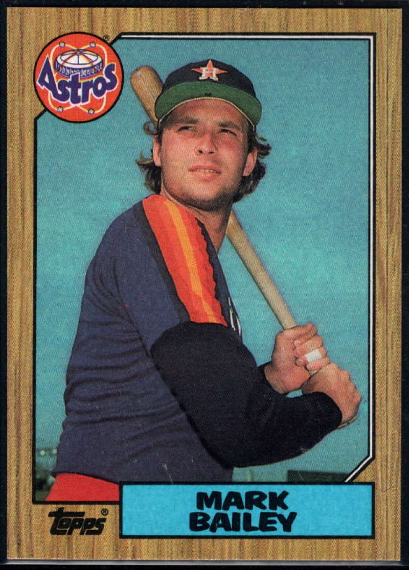 1987 Topps #197 Mark Bailey Astros Image 1