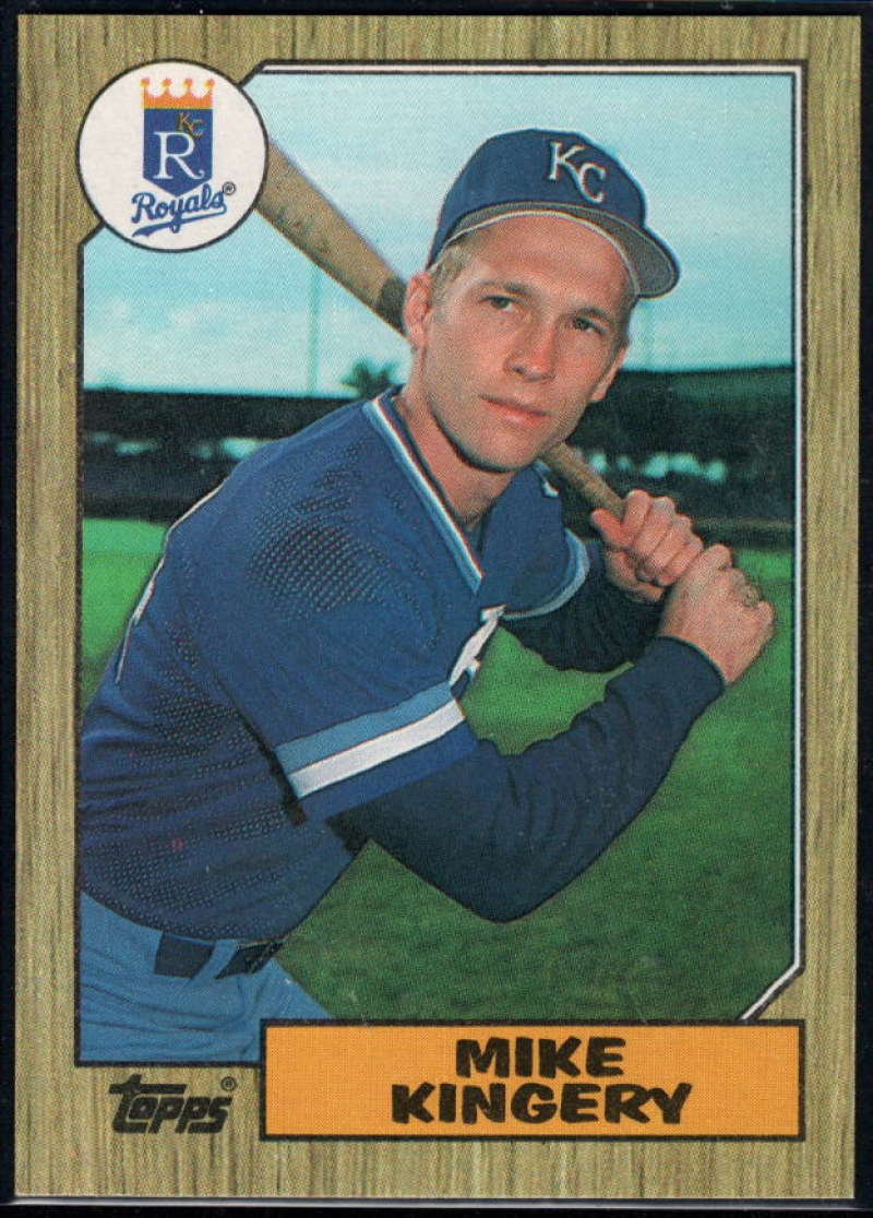 1987 Topps #203 Mike Kingery RC Rookie Royals Image 1