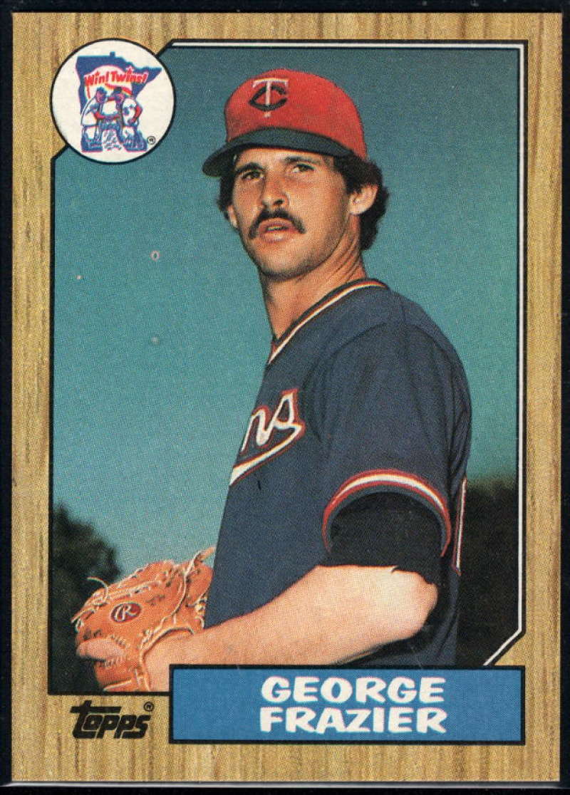 1987 Topps #207 George Frazier Twins Image 1