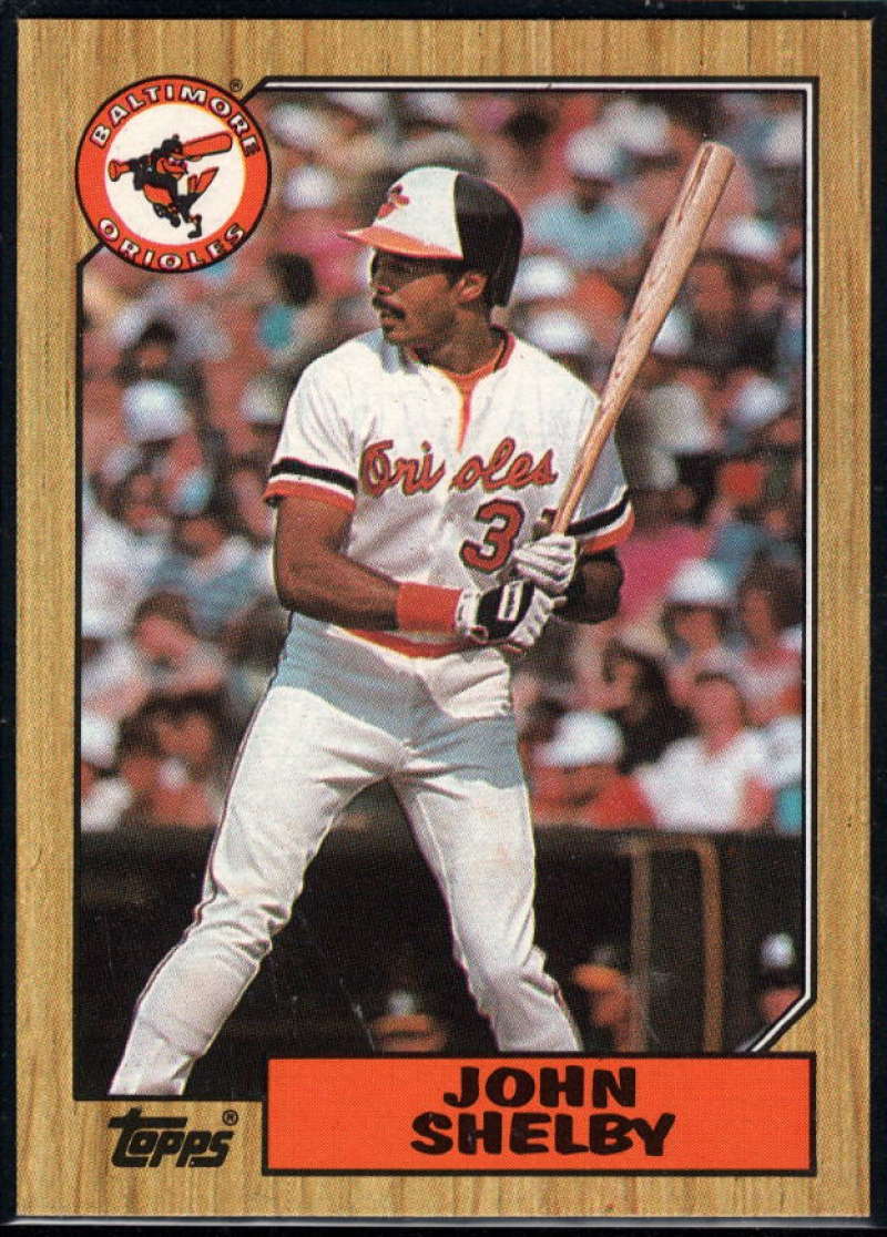 1987 Topps #208 John Shelby Orioles Image 1