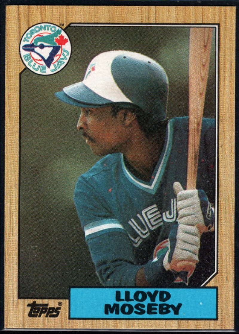 1987 Topps #210 Lloyd Moseby Blue Jays Image 1