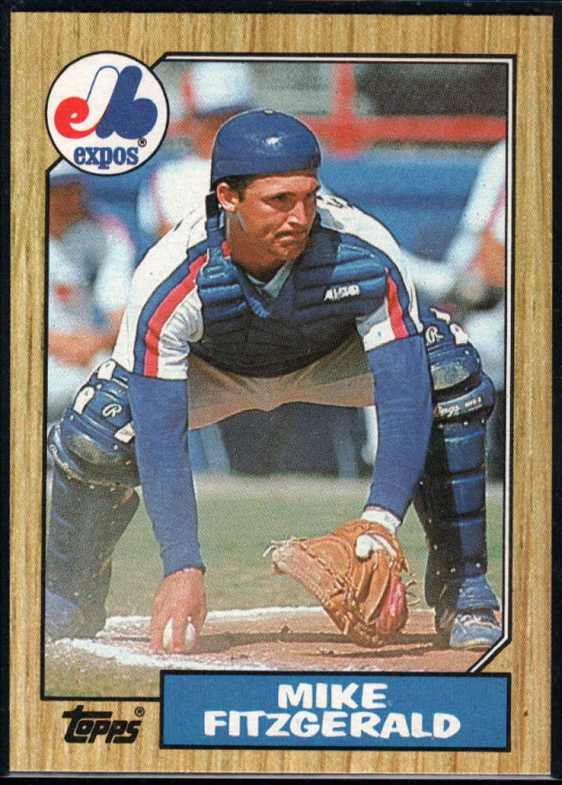 1987 Topps #212 Mike Fitzgerald Expos Image 1