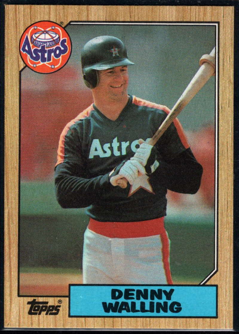 1987 Topps #222 Denny Walling Astros Image 1