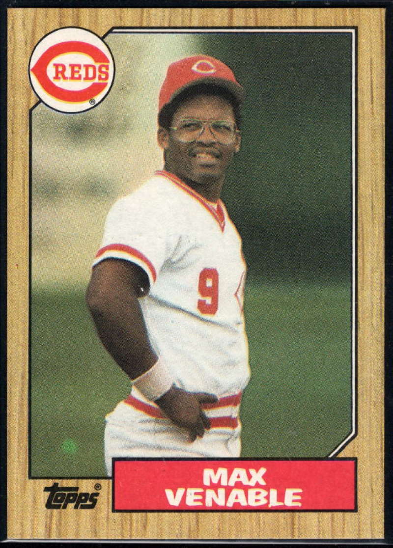 1987 Topps #226 Max Venable Reds Image 1