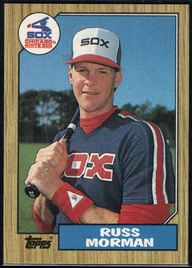 1987 Topps #233 Russ Morman RC Rookie White Sox Image 1