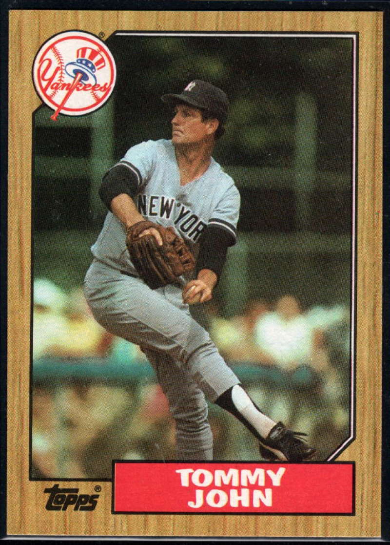 1987 Topps #236 Tommy John Yankees Image 1
