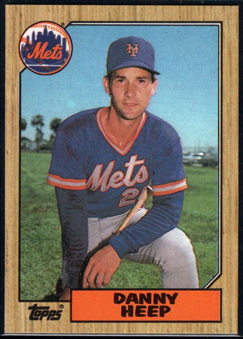 1987 Topps #241 Danny Heep Mets Image 1