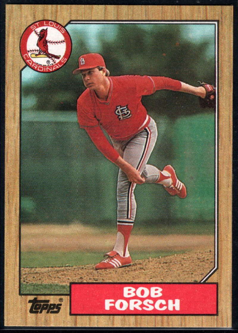 1987 Topps #257 Bob Forsch Cardinals Image 1