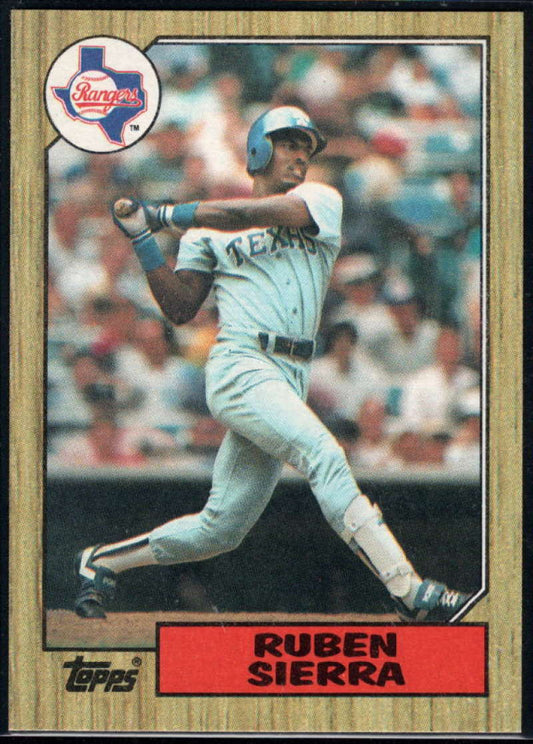 1987 Topps #261 Ruben Sierra RC Rookie Rangers