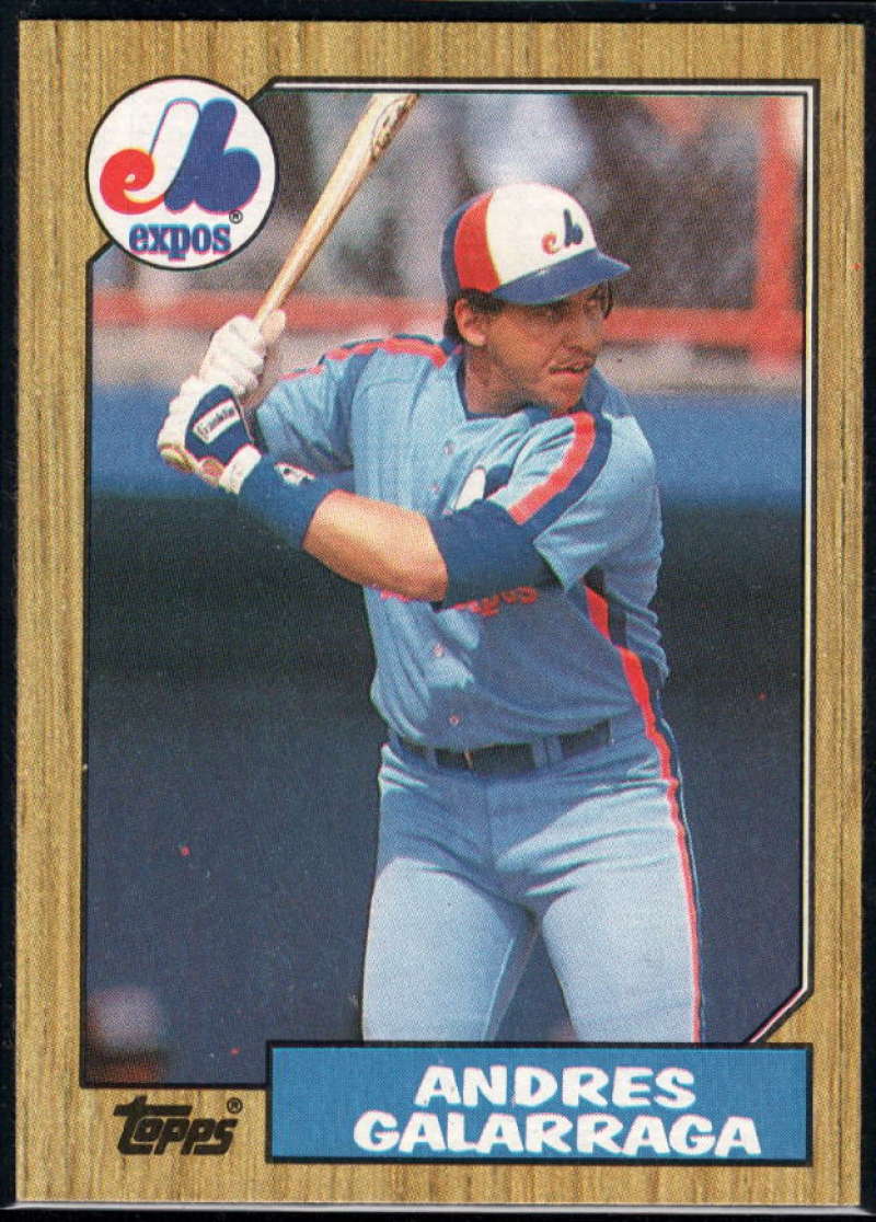 1987 Topps #272 Andres Galarraga Expos Image 1