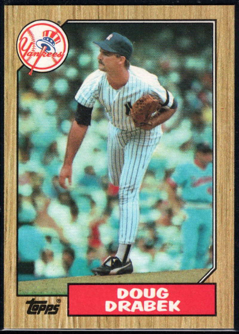 1987 Topps #283 Doug Drabek RC Rookie Yankees Image 1