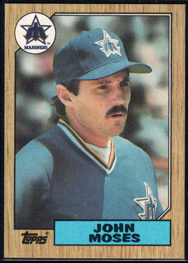 1987 Topps #284 John Moses Mariners Image 1