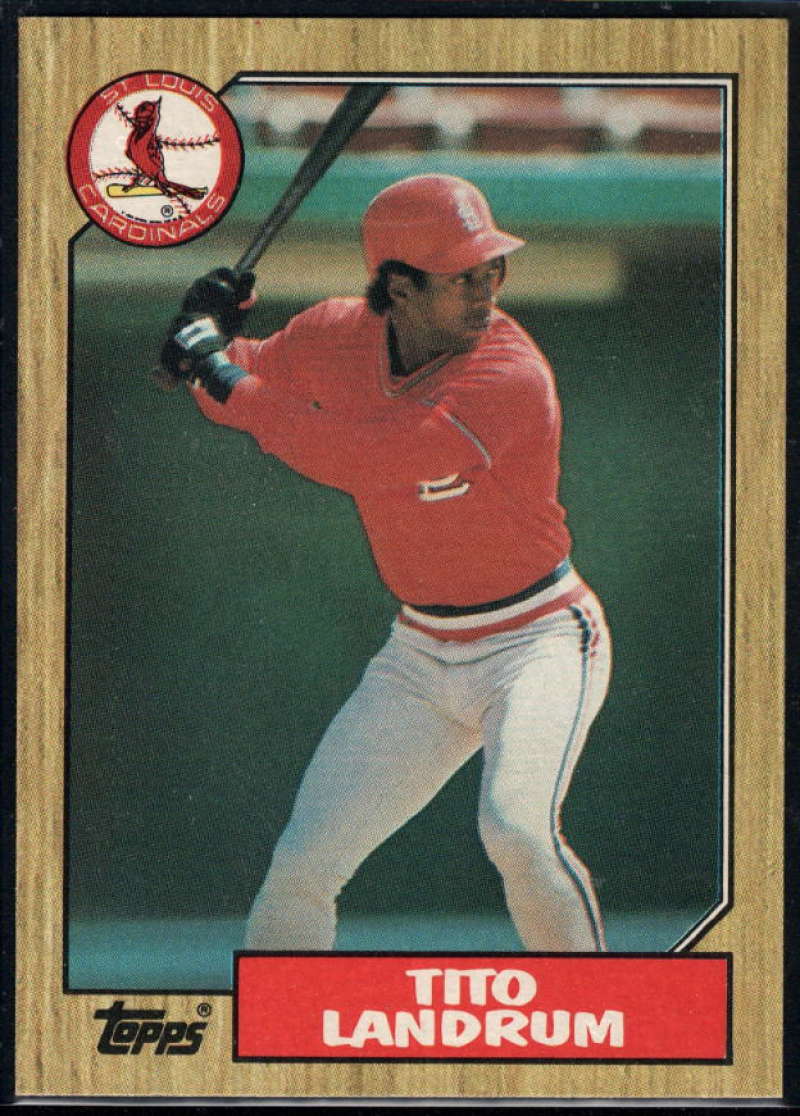 1987 Topps #288 Tito Landrum Cardinals Image 1