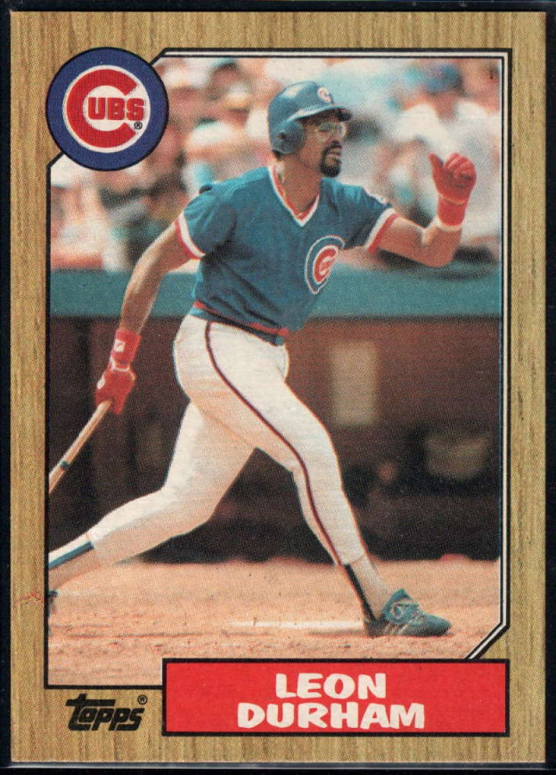 1987 Topps #290 Leon Durham Cubs Image 1