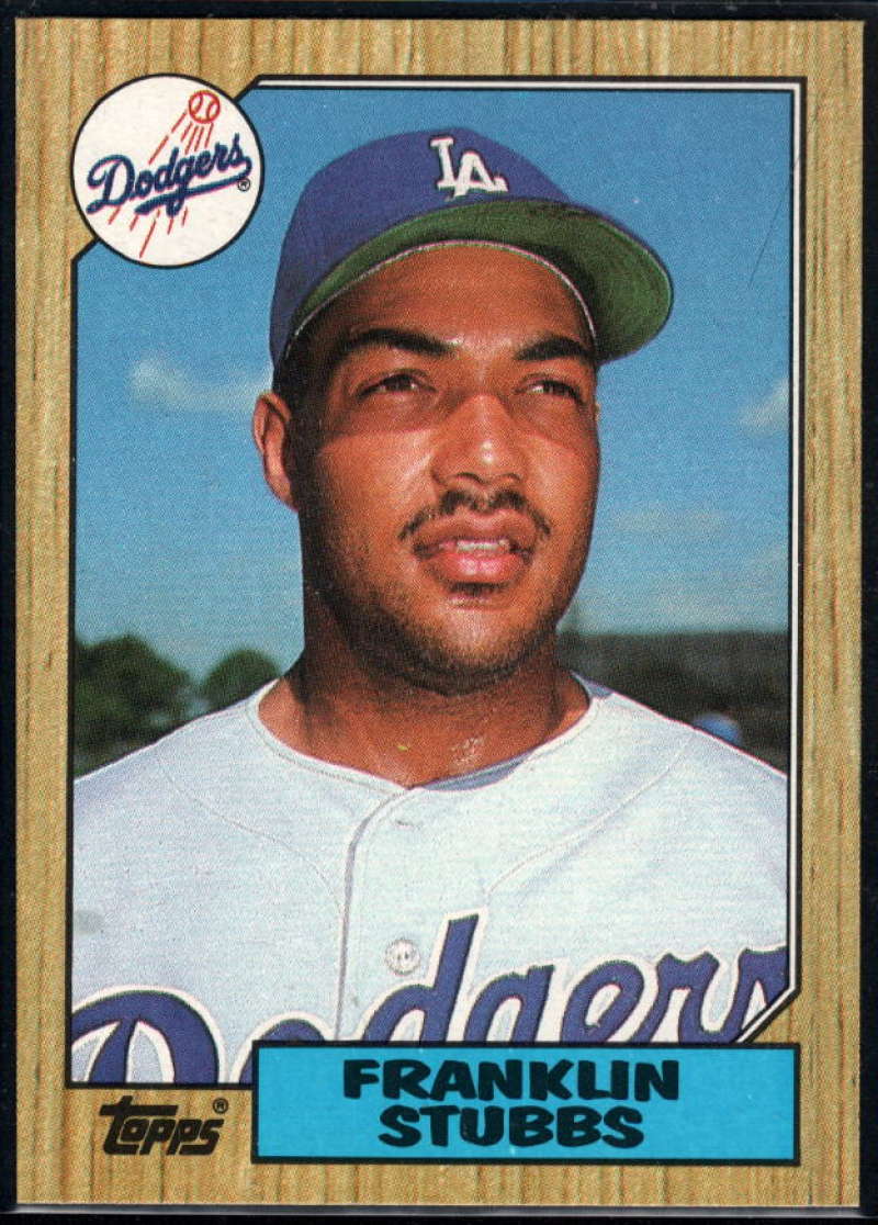 1987 Topps #292 Franklin Stubbs Dodgers Image 1
