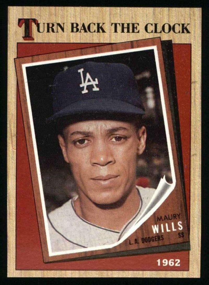 1987 Topps #315 Maury Wills Dodgers TBC Image 1