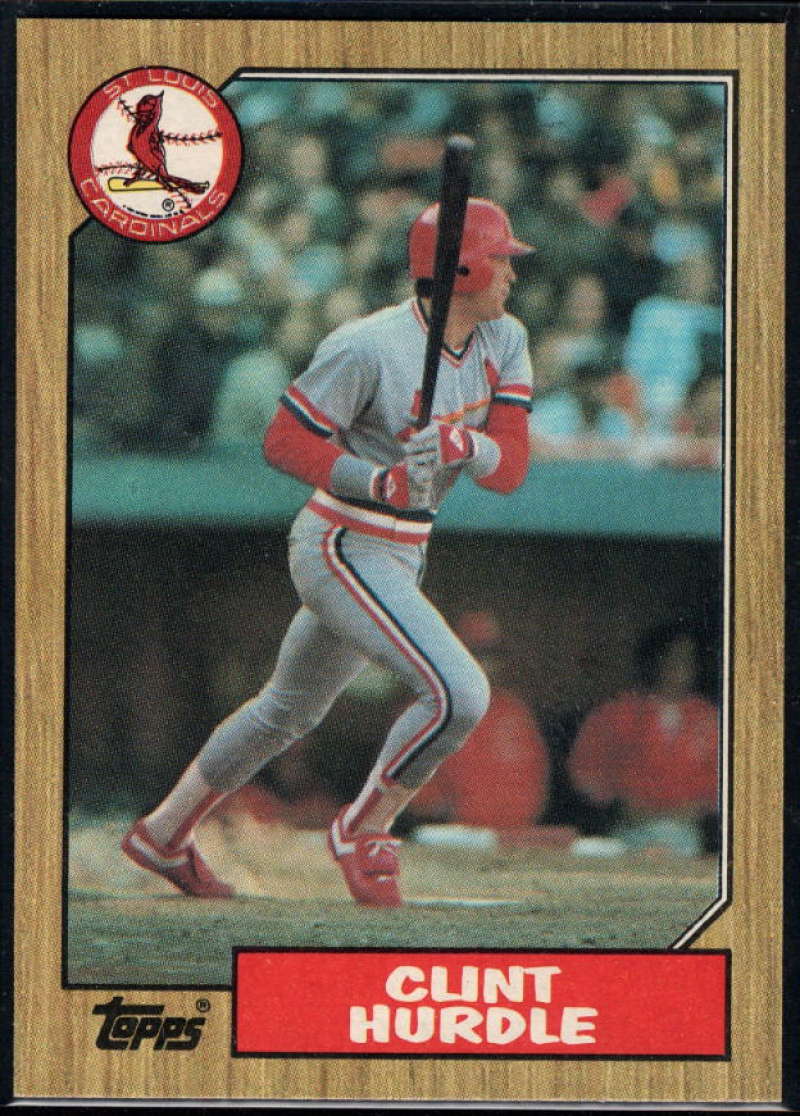 1987 Topps #317 Clint Hurdle Cardinals Image 1