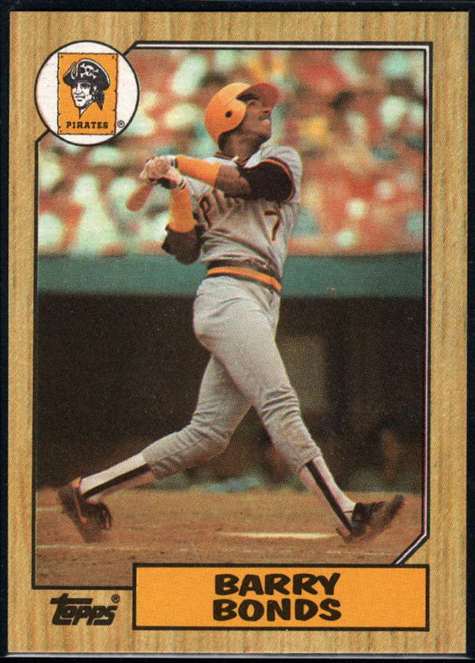 1987 Topps #320 Barry Bonds RC Rookie Pirates