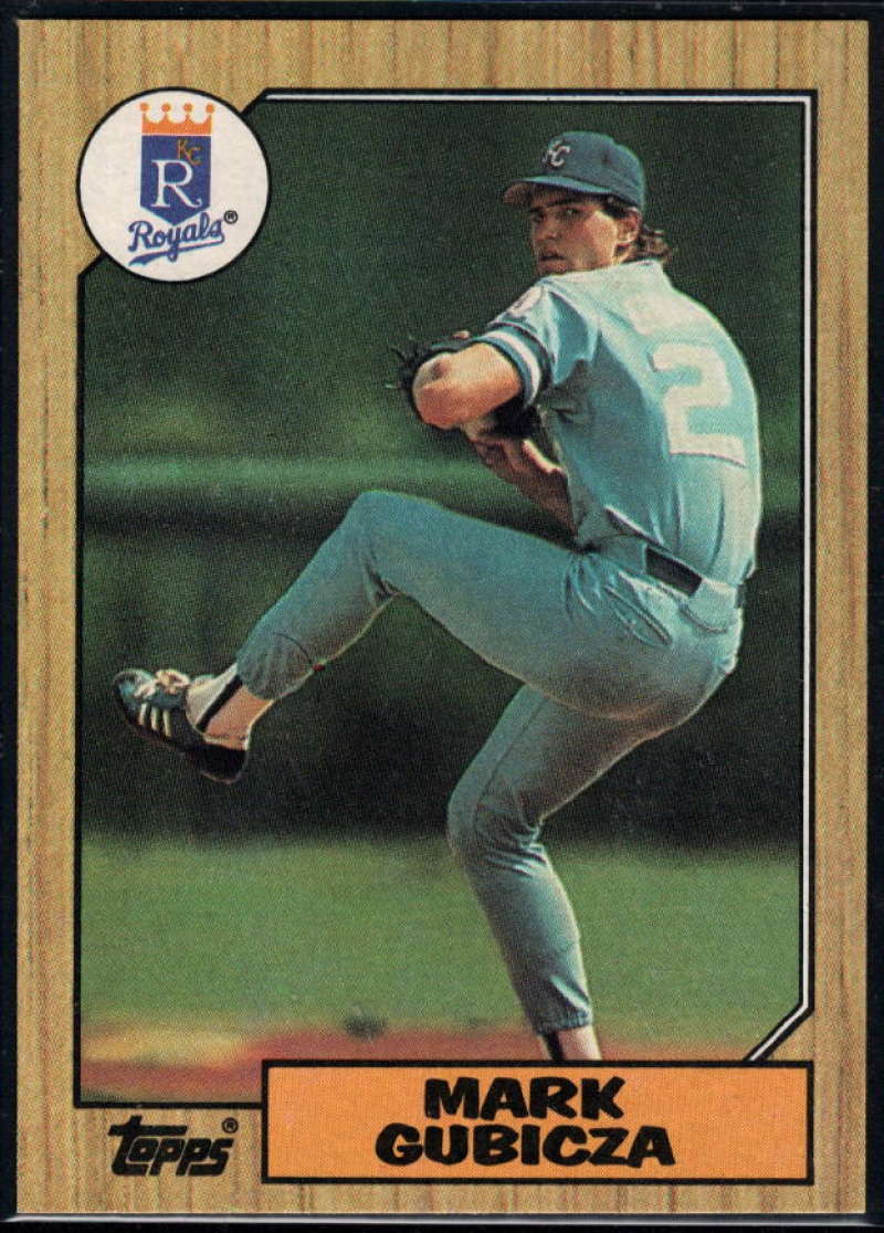 1987 Topps #326 Mark Gubicza Royals Image 1