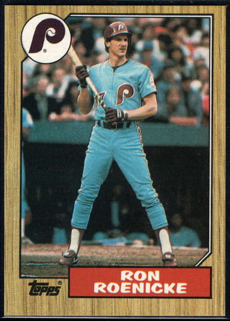 1987 Topps #329 Ron Roenicke Phillies Image 1