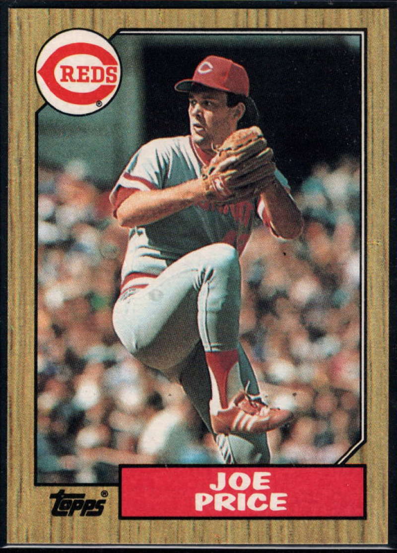 1987 Topps #332 Joe Price Reds Image 1