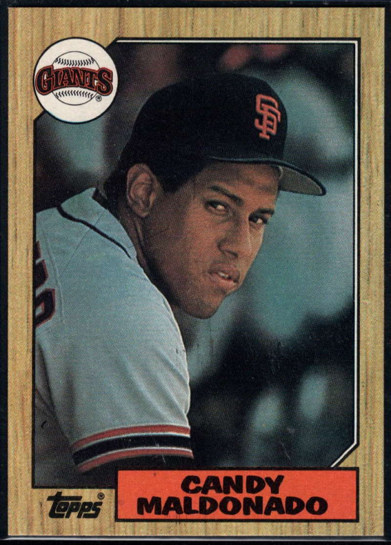 1987 Topps #335 Candy Maldonado Giants Image 1