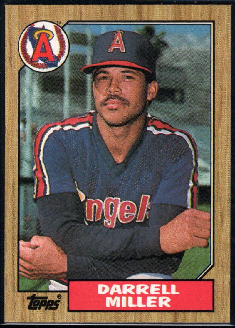 1987 Topps #337 Darrell Miller Angels Image 1